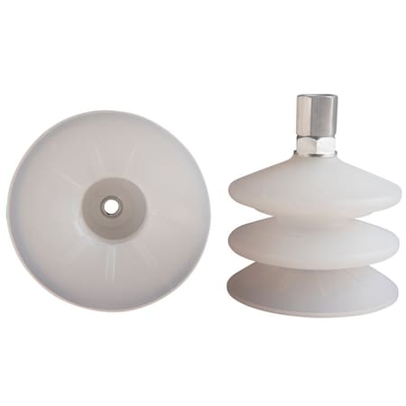 Fipa Bellows vacuum cup diam. 88 mm, Silicone transparent 20.088.124.2